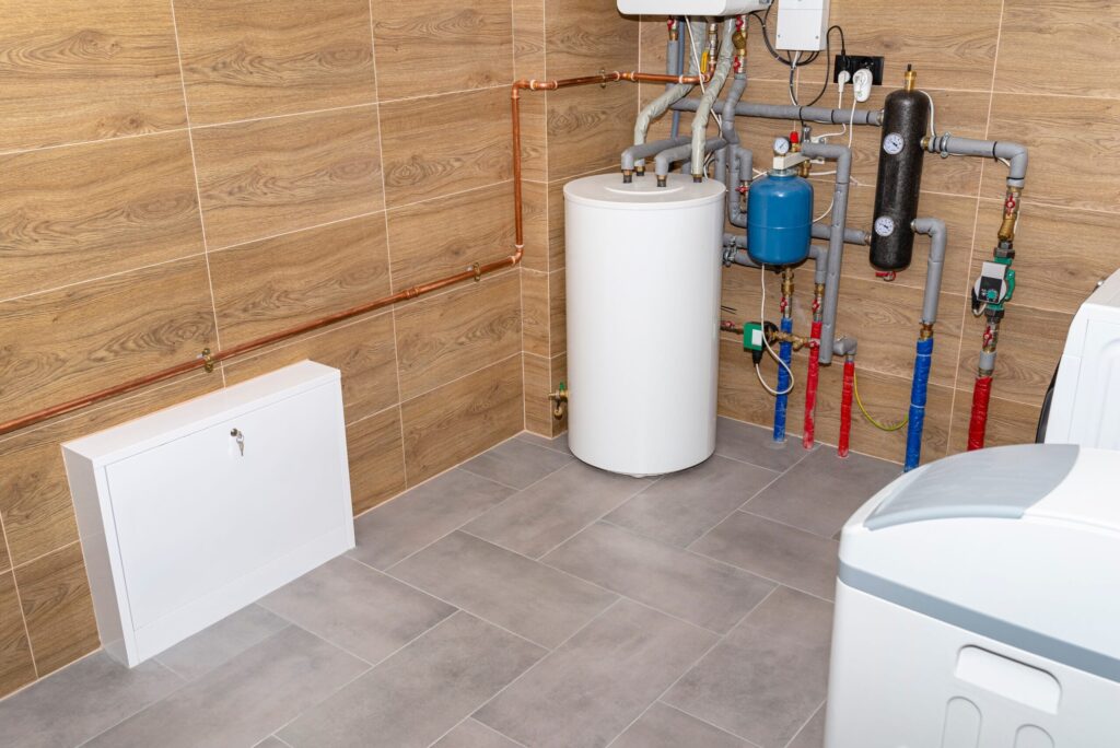 Residential water heater and plumbing system installed in Tampa
